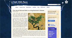Desktop Screenshot of pathwithpaws.com