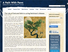 Tablet Screenshot of pathwithpaws.com